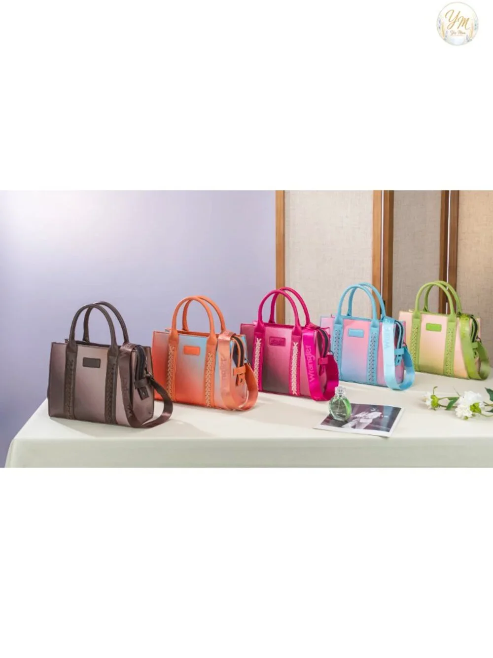 Wrangler Tote Bag for Women Designer Satchel Handbags Top-handle Purse with